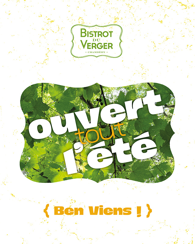 Ouvert tout l'été !